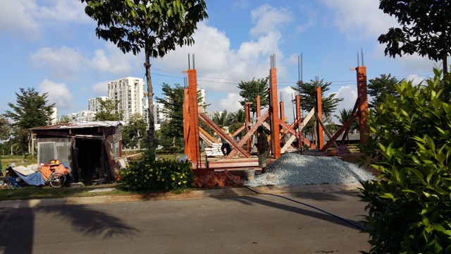 Dự án đang thi công phần thô