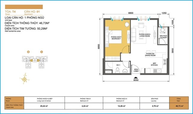 Thiết kế căn hộ 01
