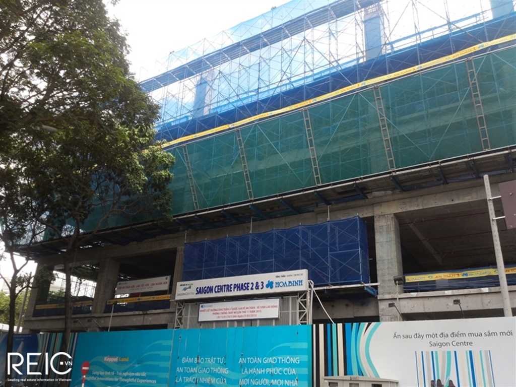 Dự án đang trong quá trình triển khai thi công giai đoạn 2 và giai đoạn 3.
