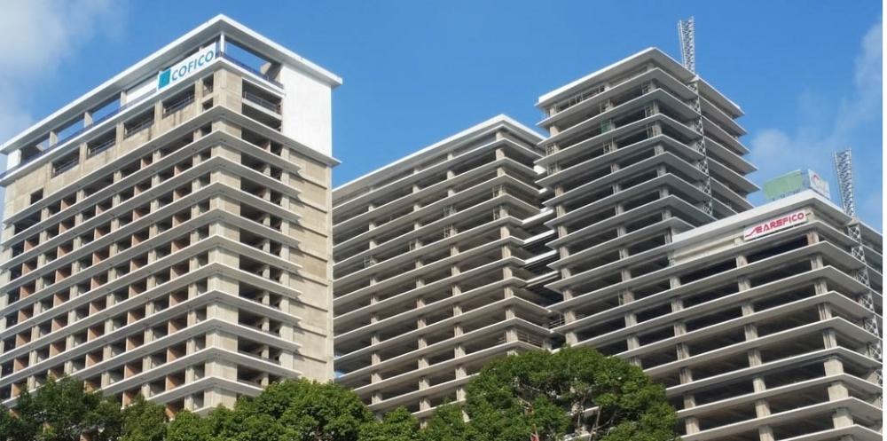 Cả 2 tòa của dự án đều đã được cất nóc