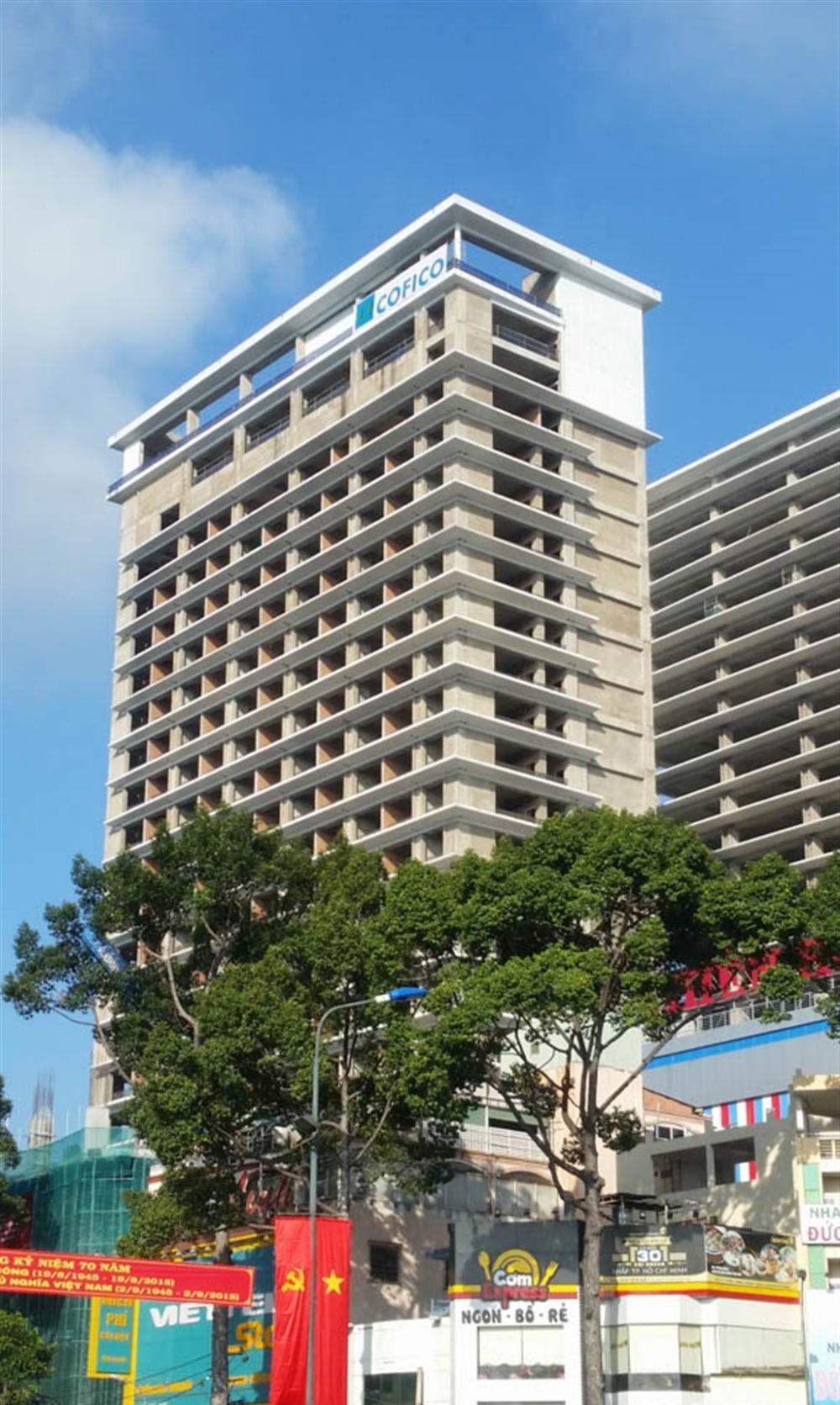 Cả 2 tòa của dự án đều đã được cất nóc