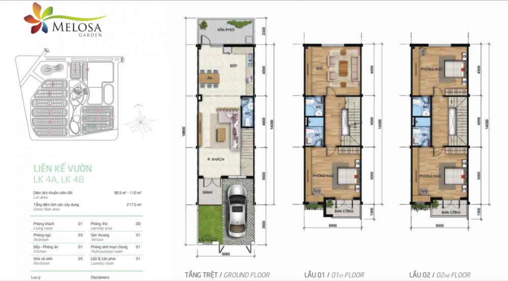 Liền kề vườn 4A, 4B