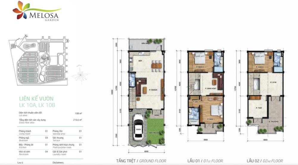 Liền kề vườn 10A, 10B