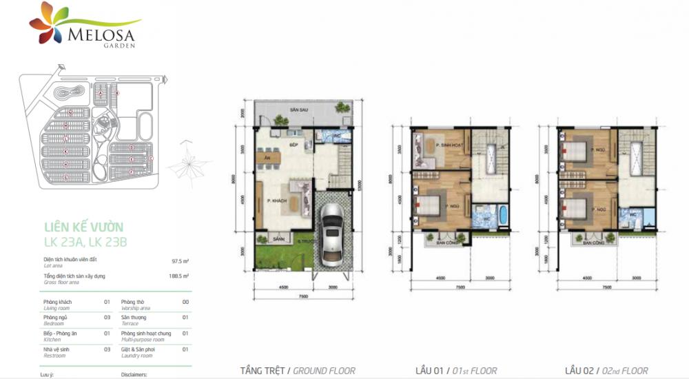 Liền kề vườn 23A, 23B