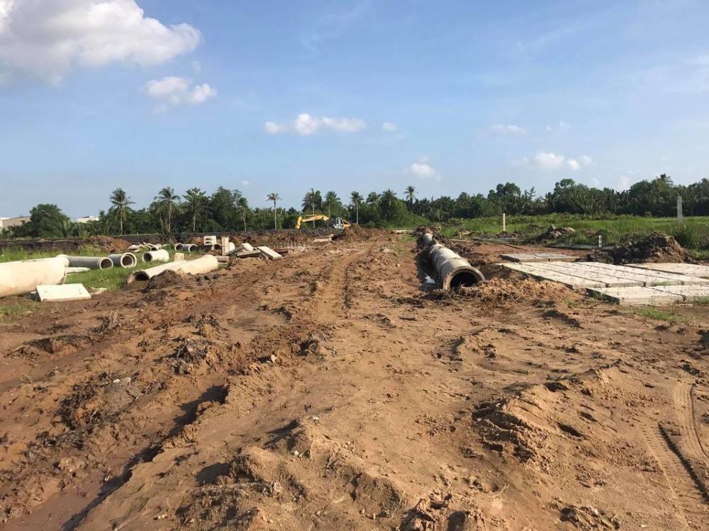 Dự án đang san lấp mặt bằng