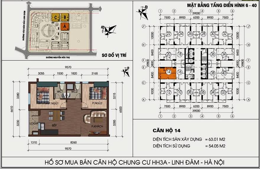 Thiết kế căn hộ 14