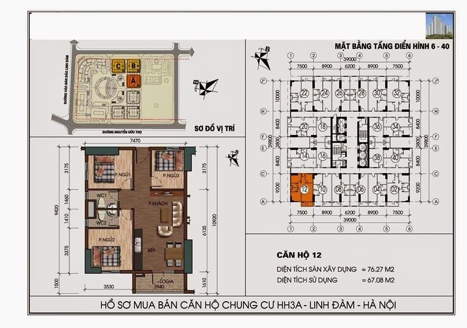 Thiết kế căn hộ 12