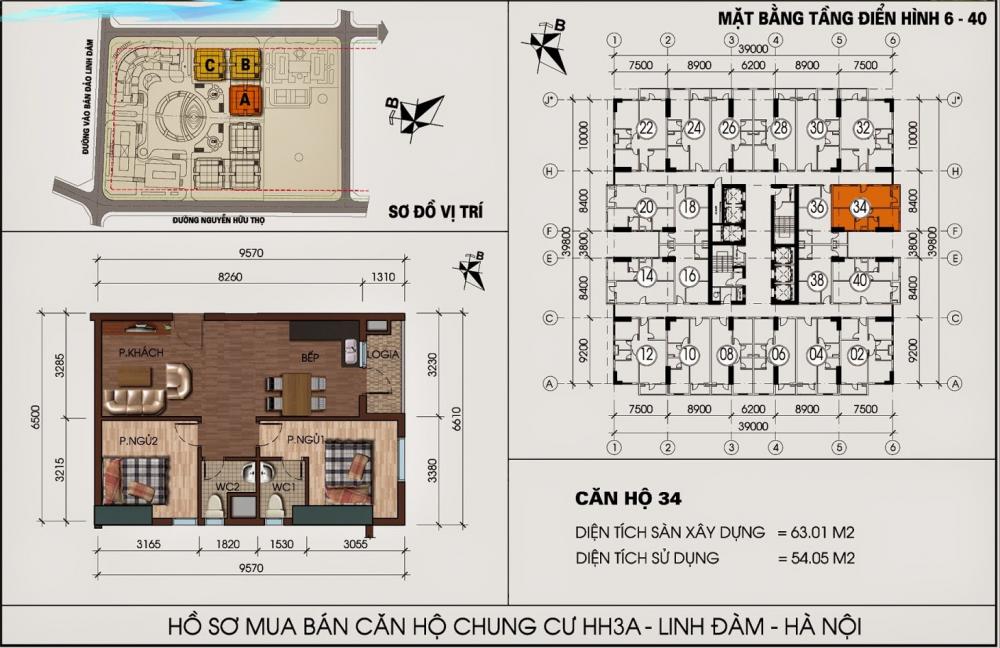 Thiết kế căn hộ 34