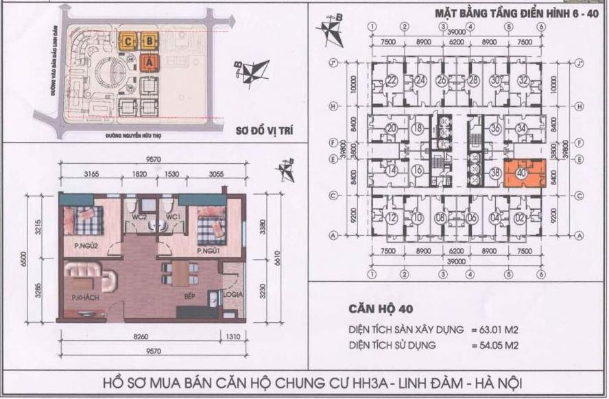Thiết kế căn hộ 40