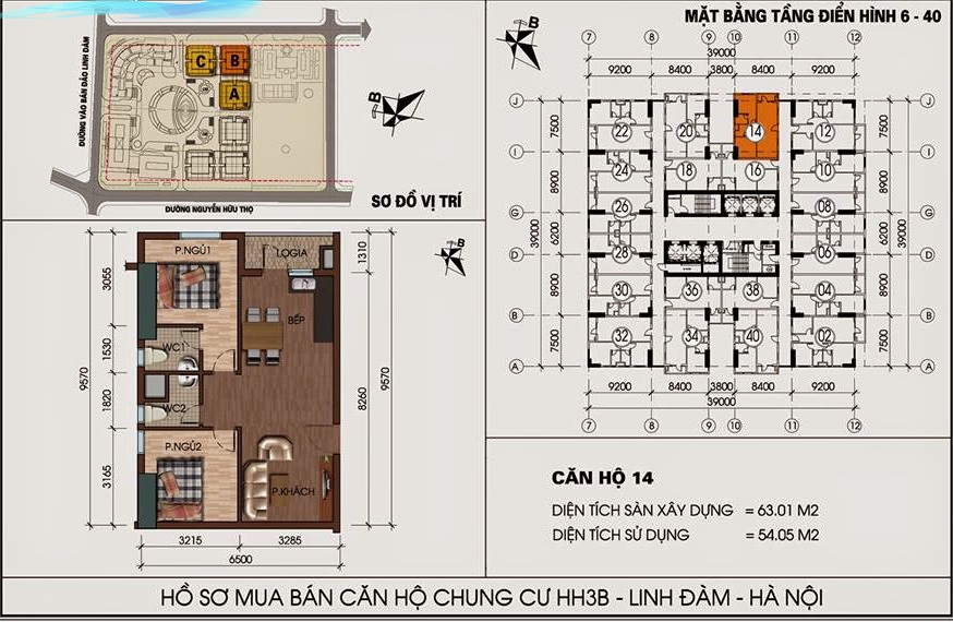 Thiết kế căn hộ 14