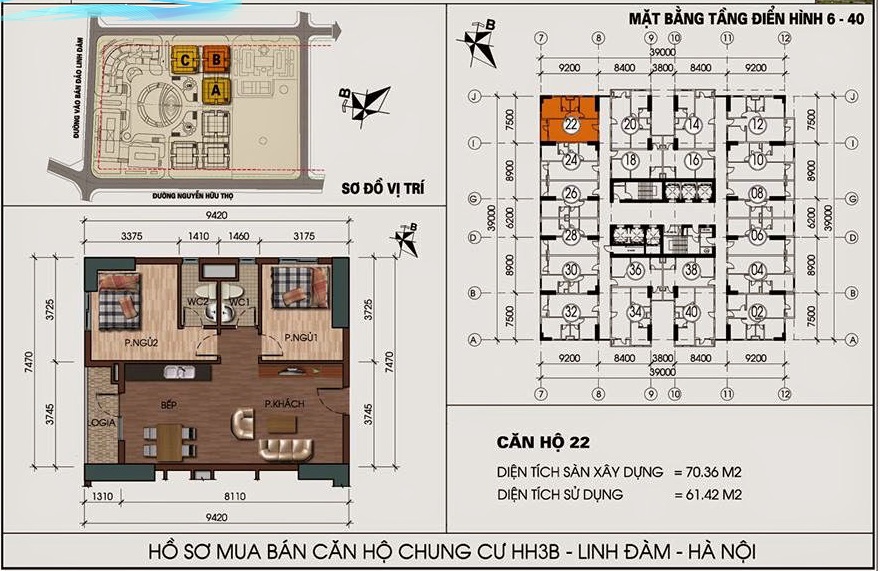 Thiết kế căn hộ 22