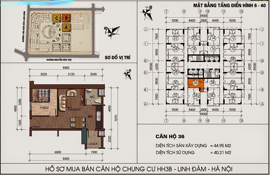 Thiết kế căn hộ 36