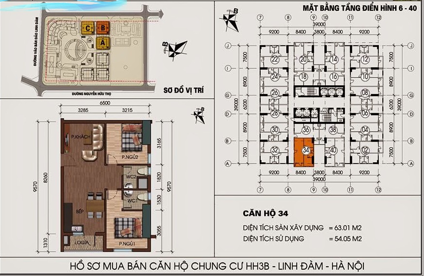 Thiết kế căn hộ 34