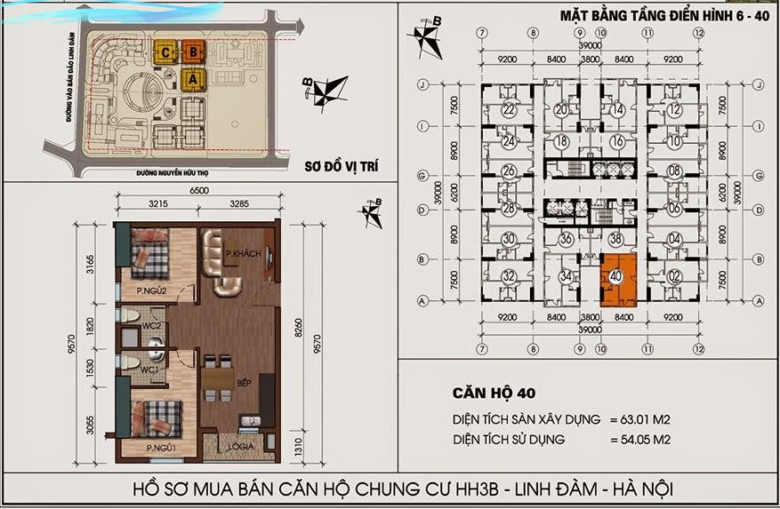 Thiết kế căn hộ 40