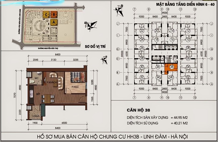 Thiết kế căn hộ 38