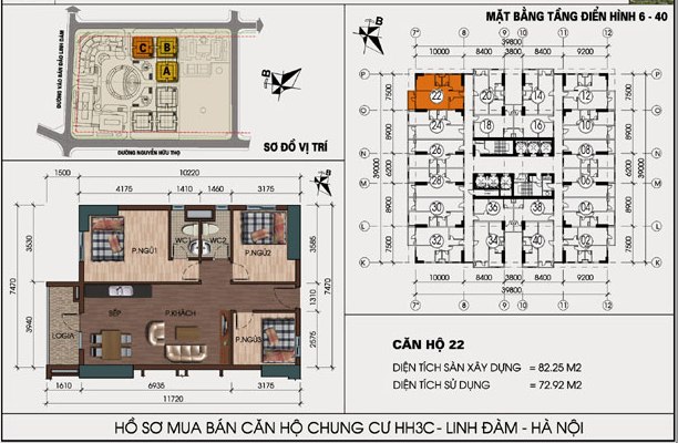 Thiết kế căn hộ 22