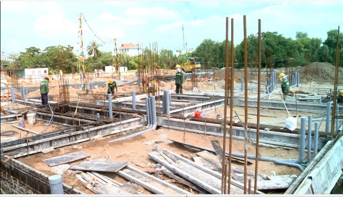 Dự án đang thi công phần thô