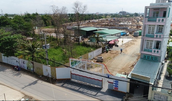 Dự án đang thi công phần thô