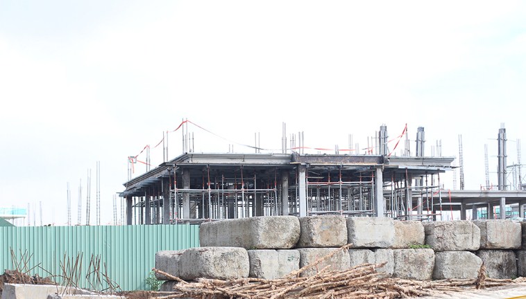 Dự án đang thi công phần thô