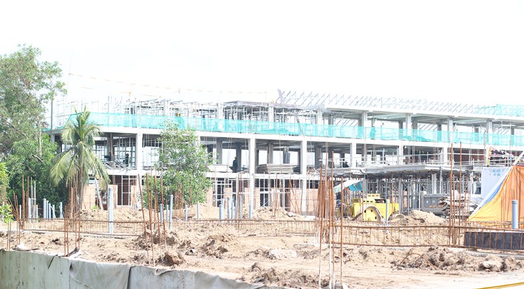 Dự án đang thi công phần thô