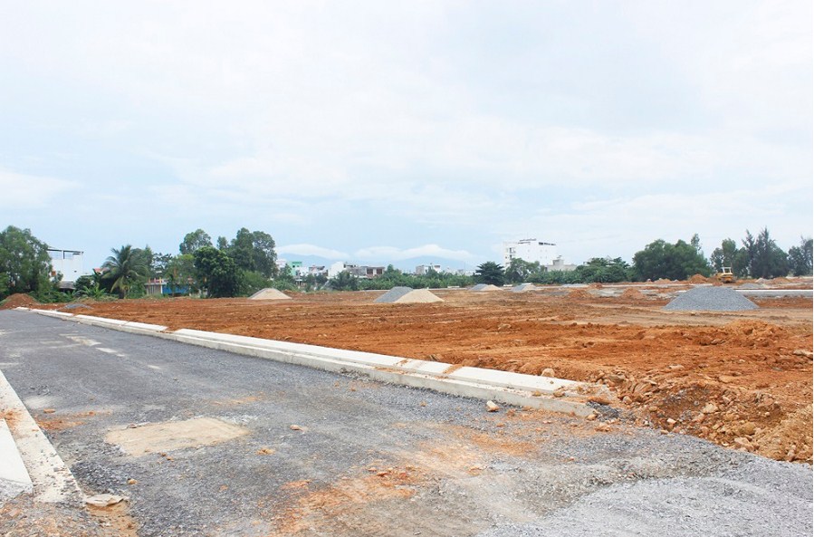 Dự án đang thi công hạ tầng