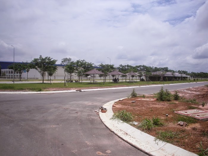 Hạ tầng dự án đã hoàn thiện, đường trải nhựa