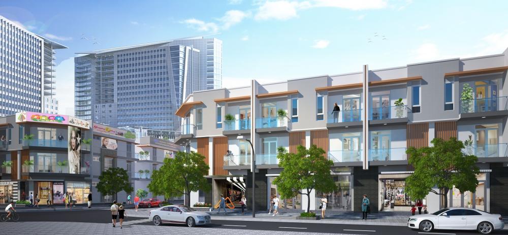 Nhà phố 1 trệt 2 lầu Mega City