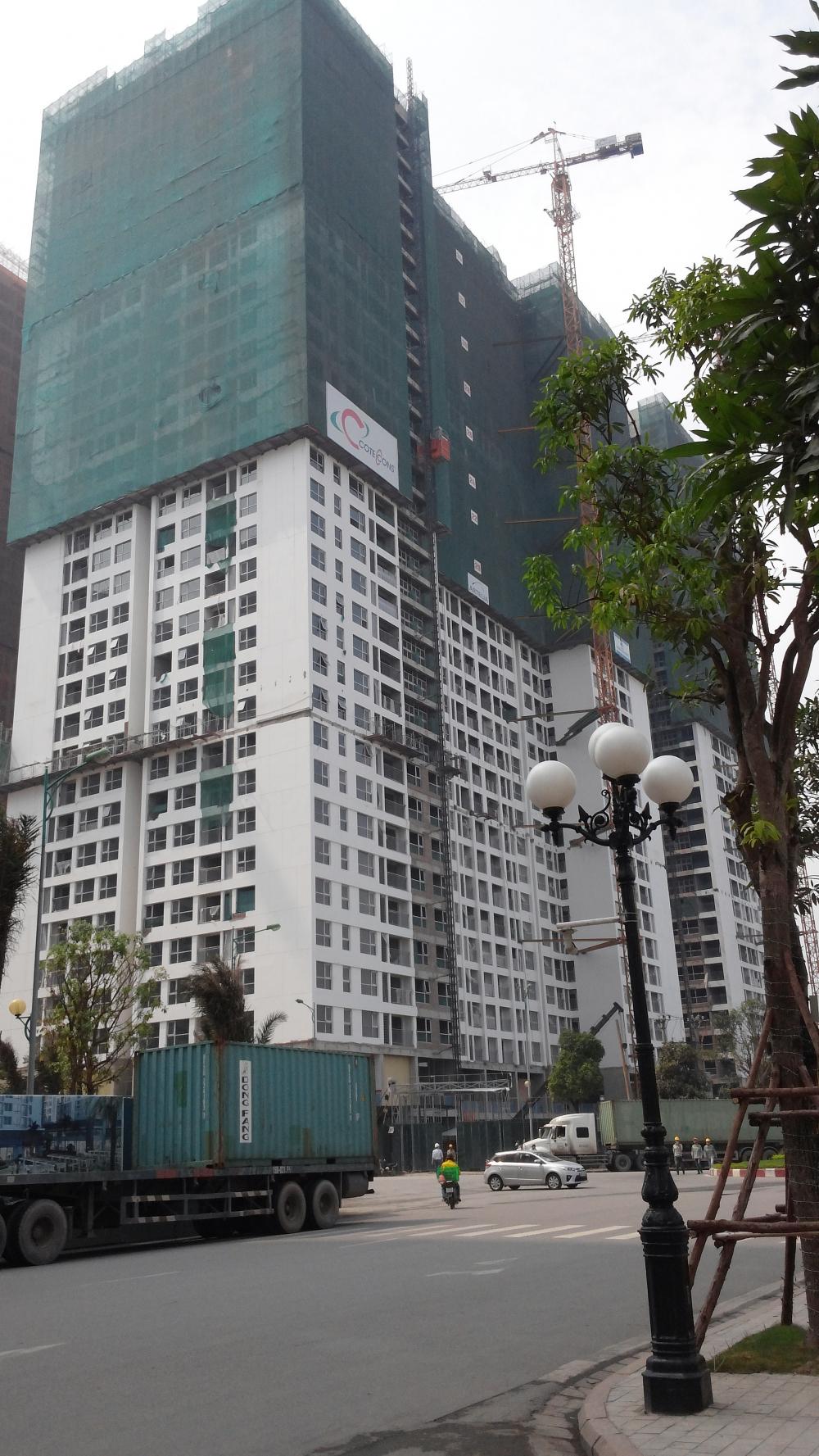 Tòa Park 9 đang thi công tới mặt sàn tầng 36, chuẩn bị cất nóc