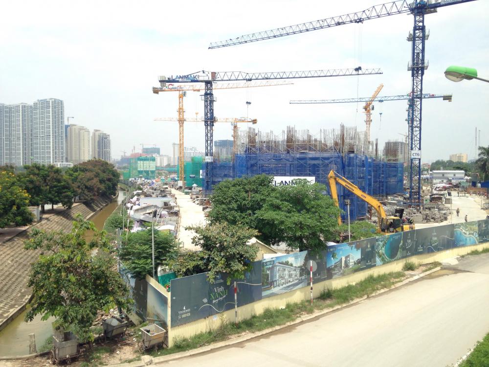 Dự án đang thi công mặt sàn tầng 3