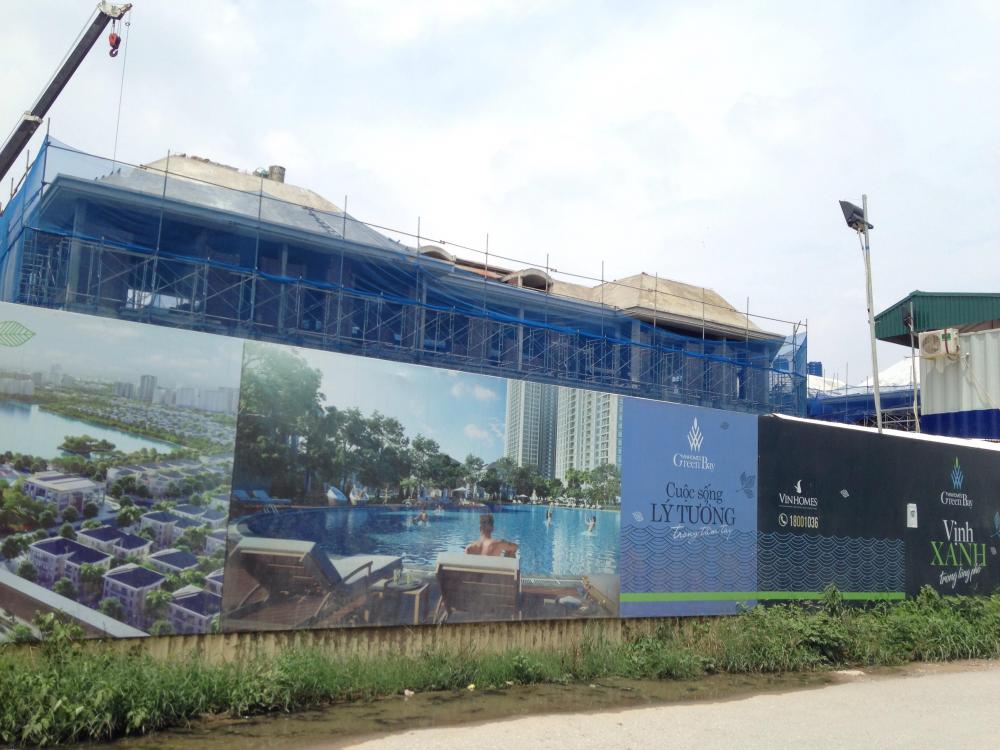 Dự án đang thi công mặt sàn tầng 3