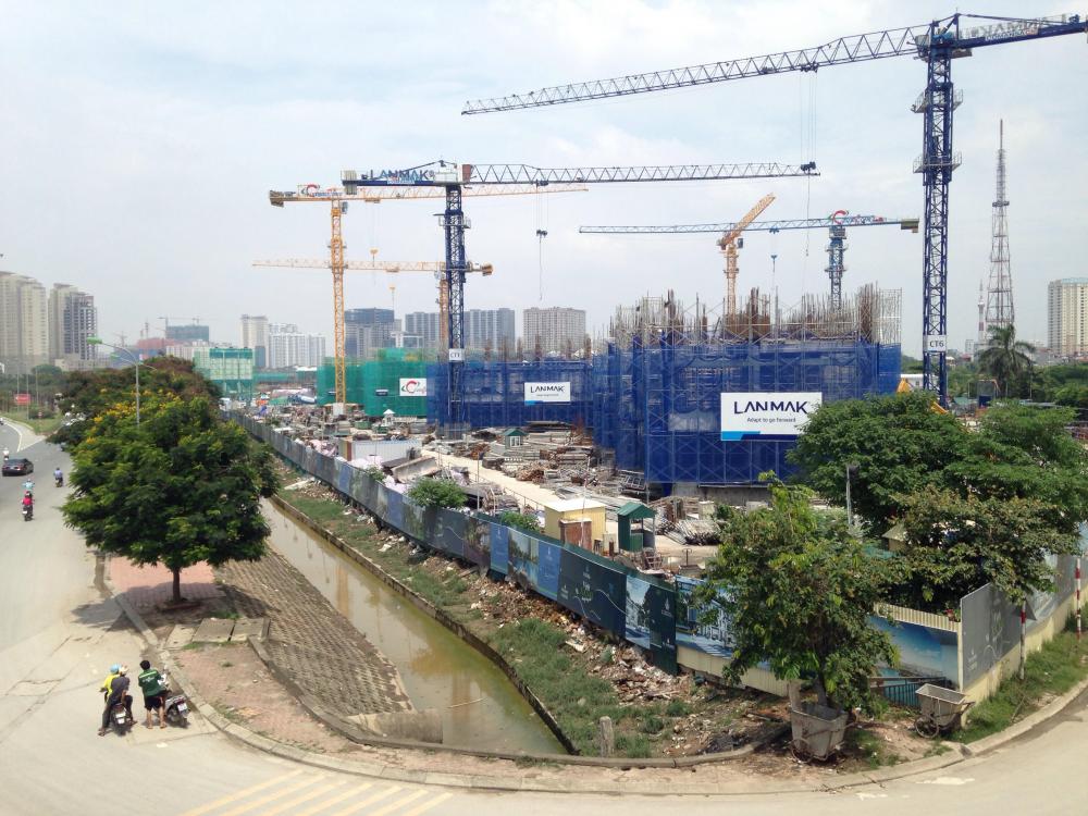 Dự án đang thi công mặt sàn tầng 3