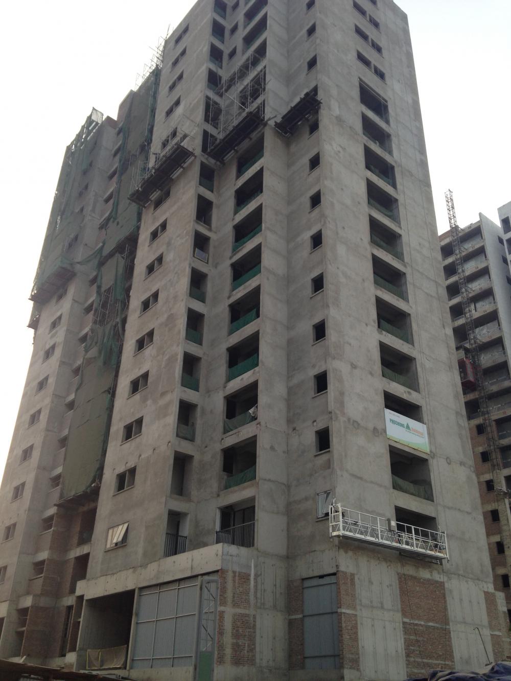 Dự án đã xây xong thô hai tòa