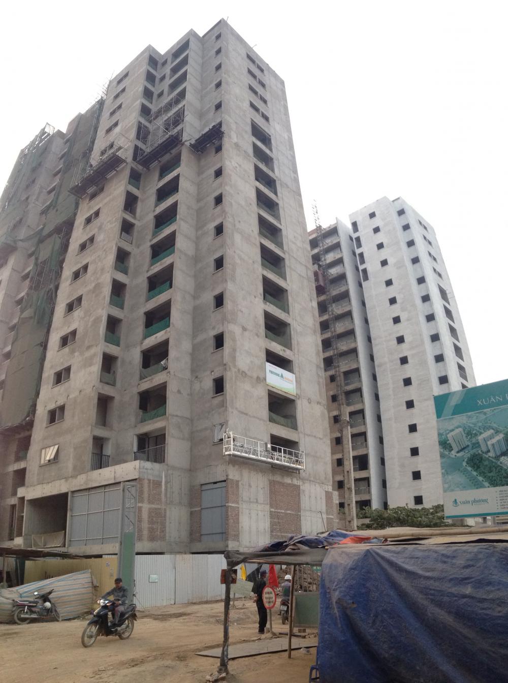 Dự án đã xây xong thô hai tòa
