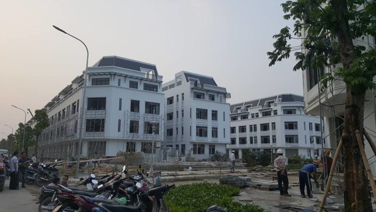 80% các hạng mục nhà ở tại dự án đã hoàn thiện mặt ngoài