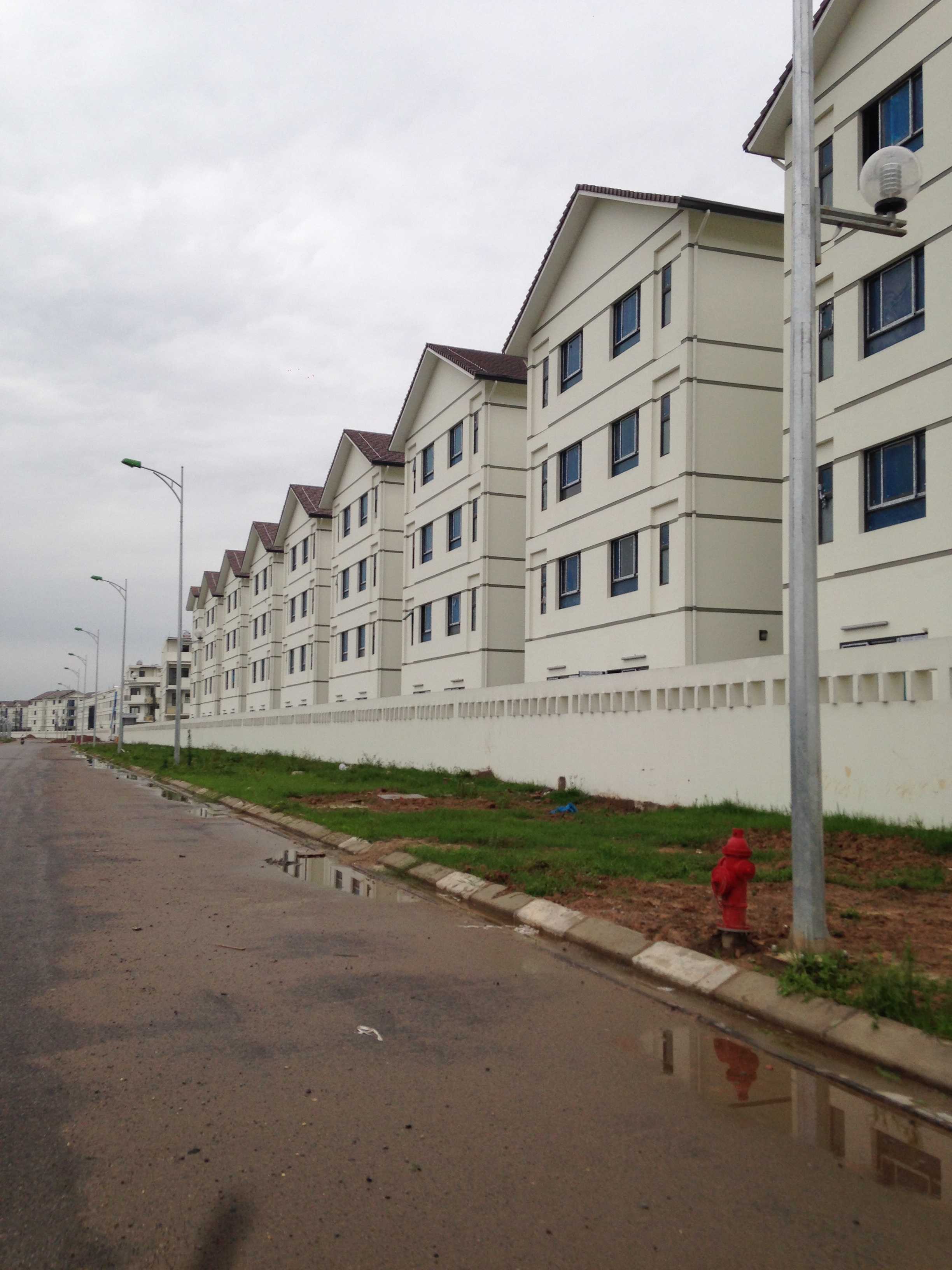 Dự án đang hoàn thiện hạ tầng