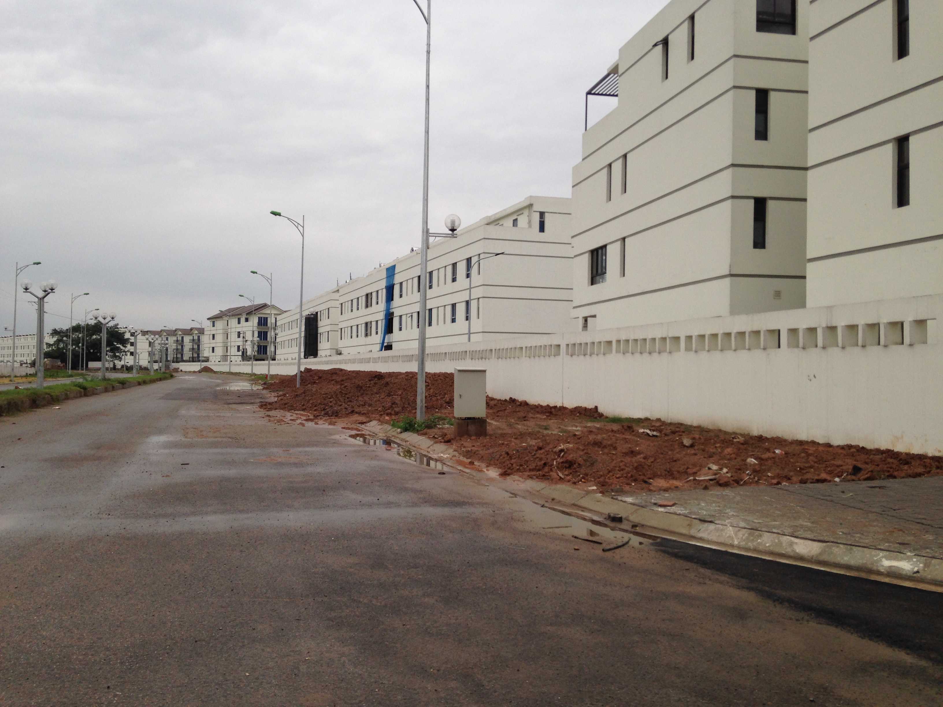 Dự án đang hoàn thiện hạ tầng