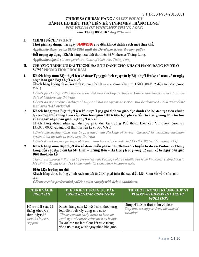 chính sách tài chính